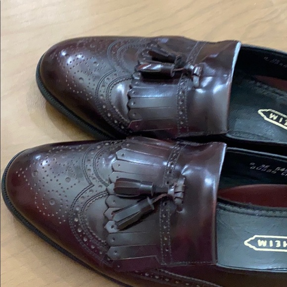 Florsheim Wing Tip Tassel Brogue Brown Loafers Men - Picture 4 of 8